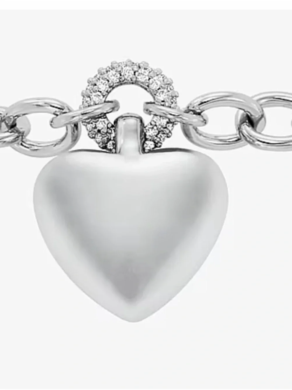 Michael Kors shiny silver